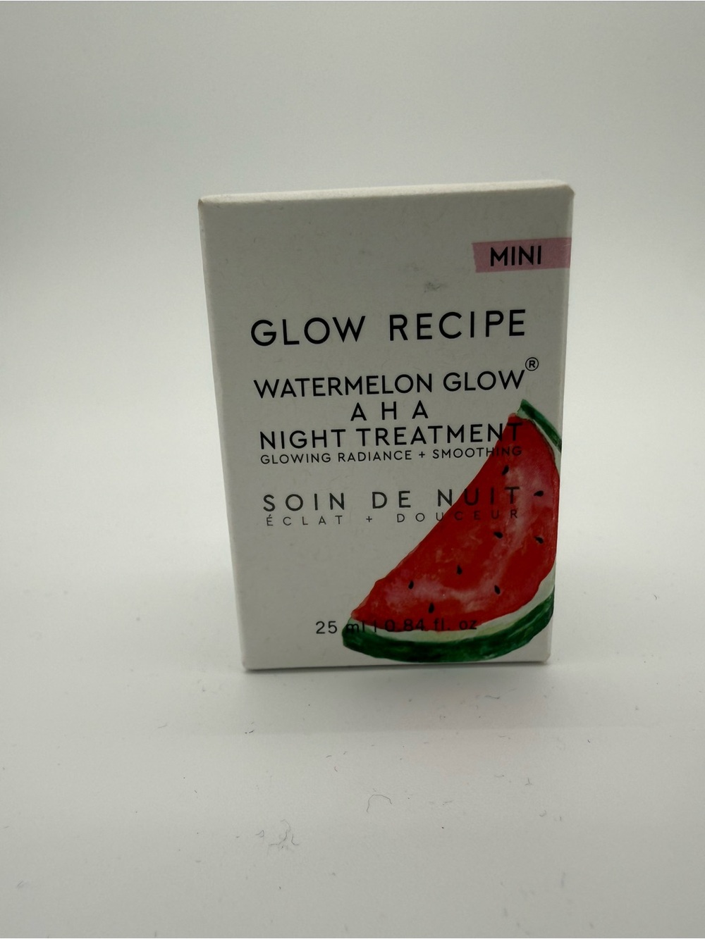 Glow Recipe Watermelon Glow AHA Night Treatment Mini 25ml NEW